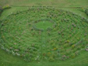 The labyrinth is open to visit